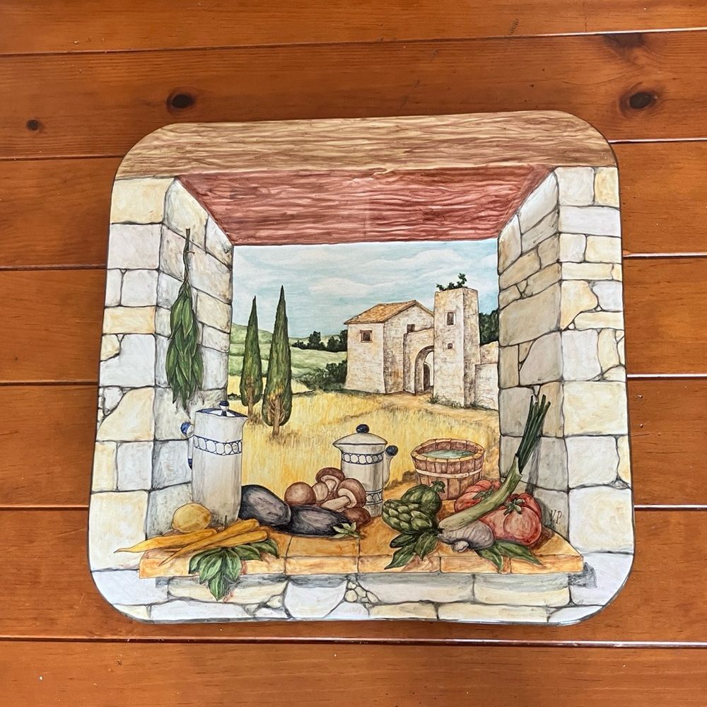 Large Deruta Plate Bowl Platter